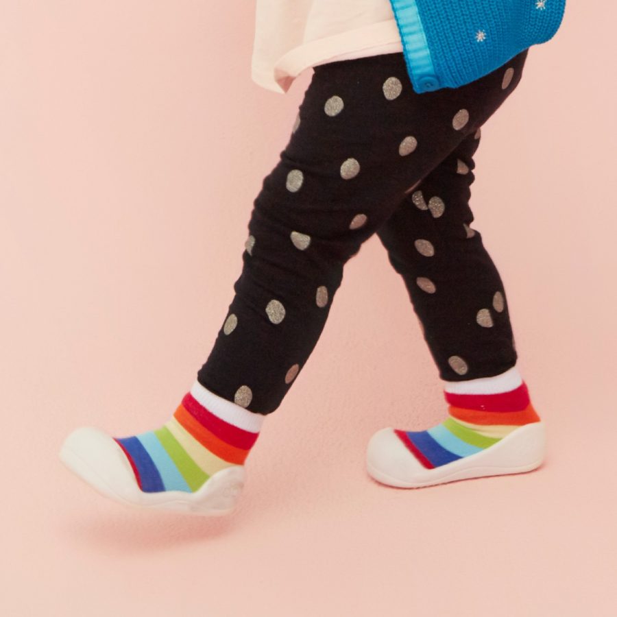 Attipas Rainbow Barefoot Çocuk Ayakkabısı (Beyaz) AR03B