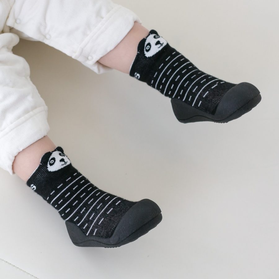 Attipas Two Style Barefoot İlk Adım Ayakkabısı (Siyah) A19T