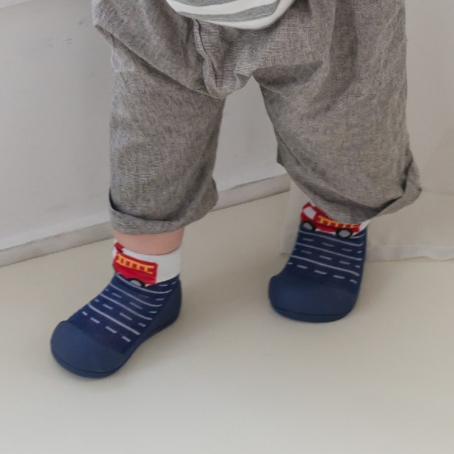 Attipas Two Style Barefoot İlk Adım Ayakkabısı (Mavi) A19T