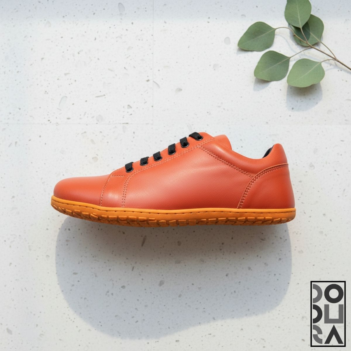 Dodura Barefoot Ayakkabı - Premium Deri (Mercan-Turuncu) DDRMT01 - Görsel 2